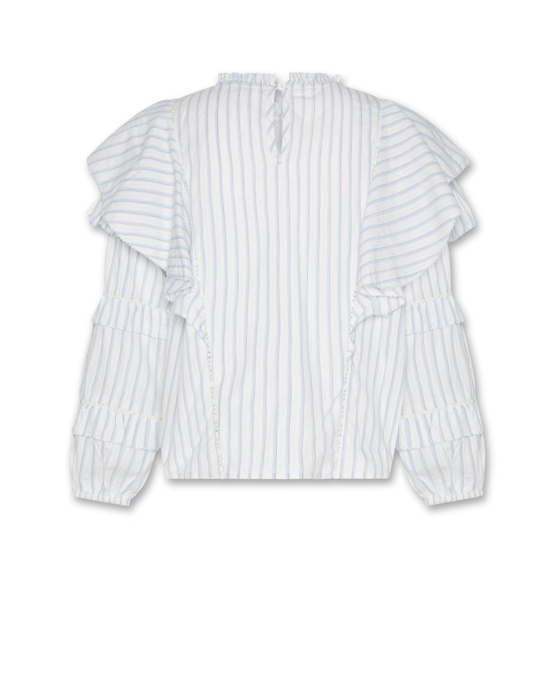 Ally Stripe Shirt - Blue