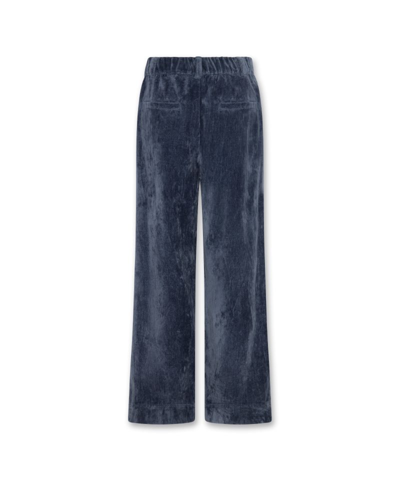 Nouha Velvet Pants - Denim Blue