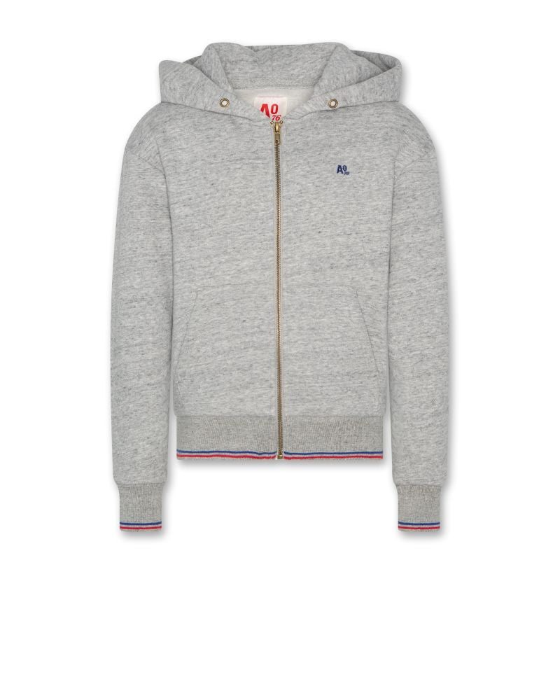 Boys - Sweaters - Norman Full Zip Logo - Oxford