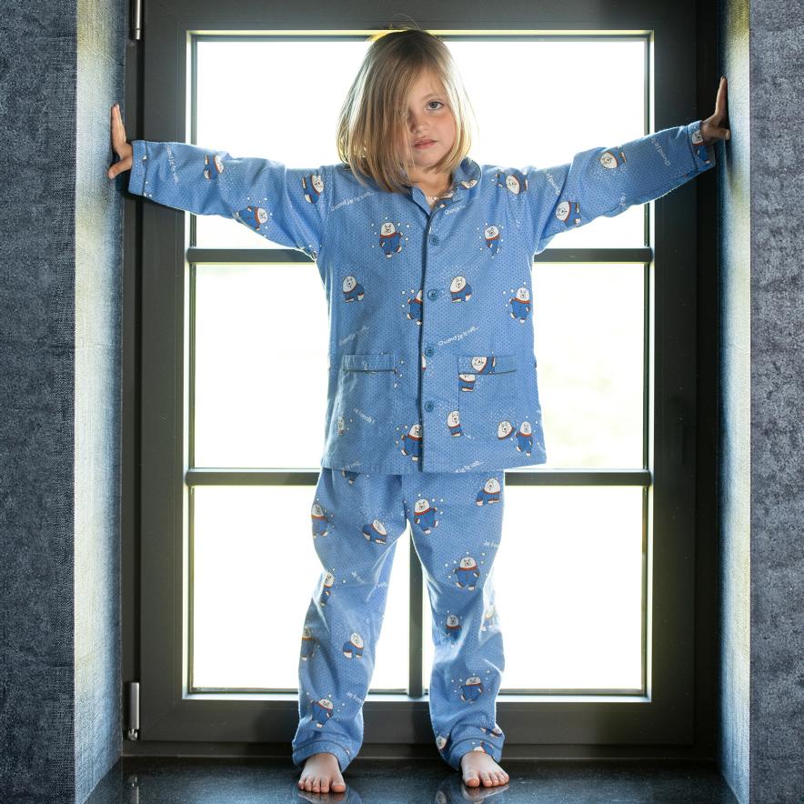 Pyjama Long - Kid Mixte - Vista Blue