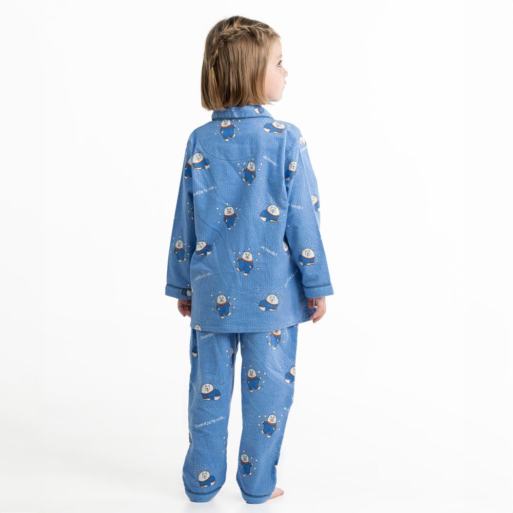 Pyjama Long - Kid Mixte - Vista Blue