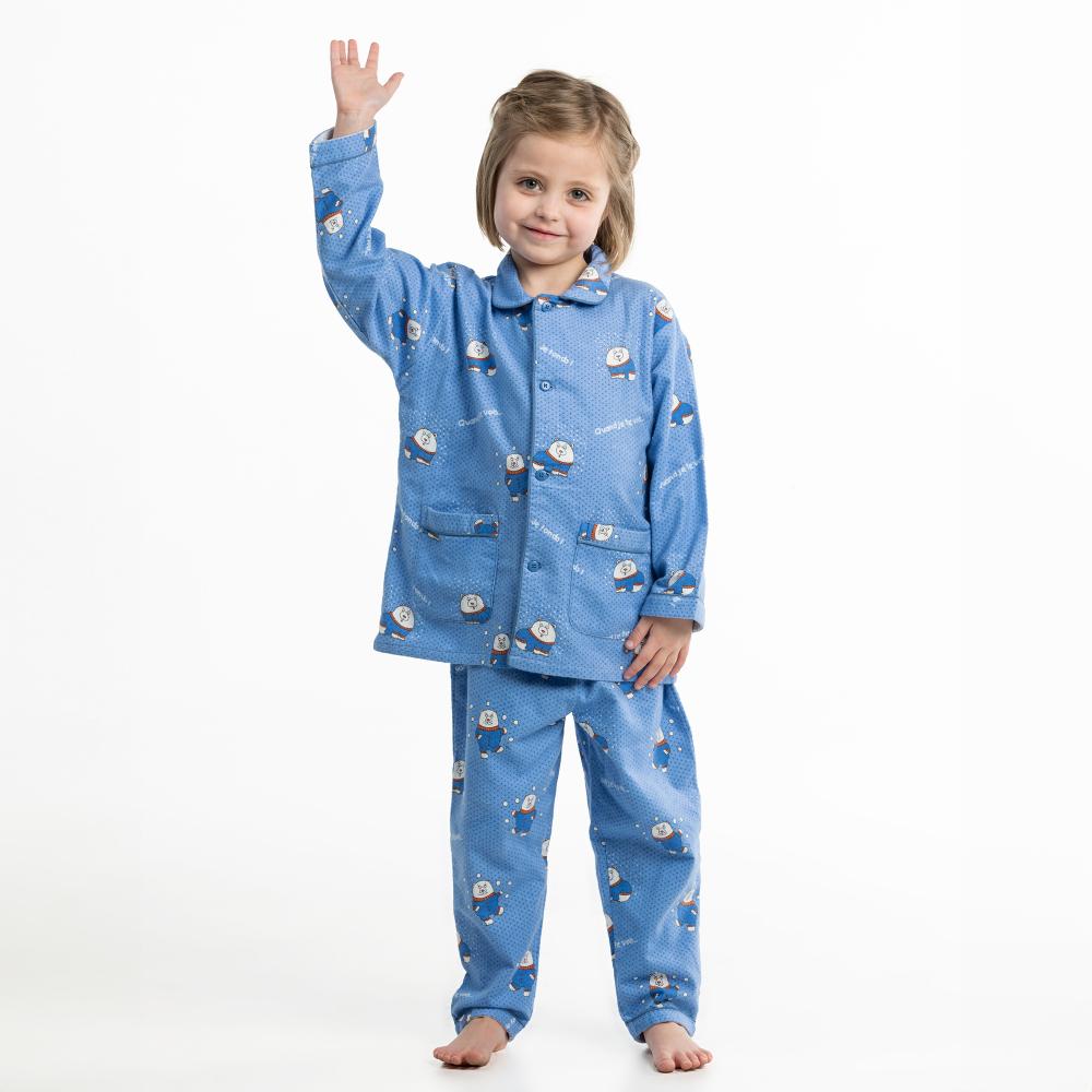 Pyjama Long - Kid Mixte - Vista Blue