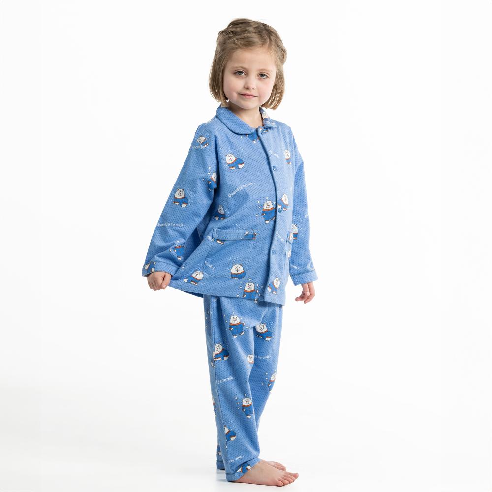 Pyjama Long - Kid Mixte - Vista Blue