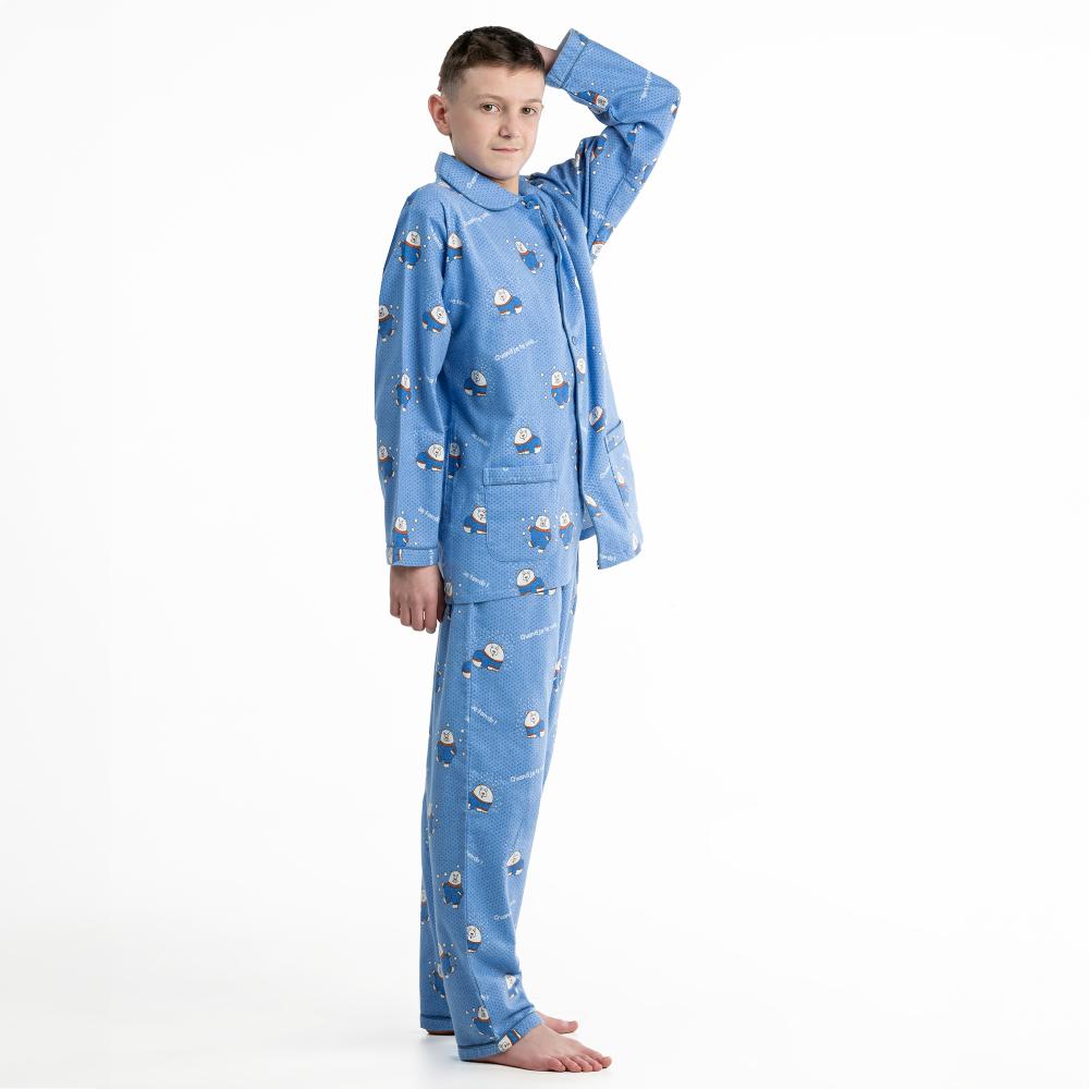 Pyjama Long - Kid Mixte - Vista Blue