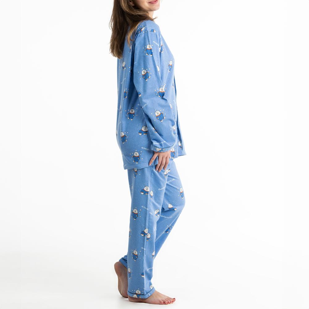 Pyjama Long - Femme - Vista Blue