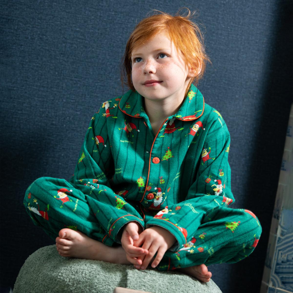 Pyjama Long - Kid Mixte - Vert Sapin