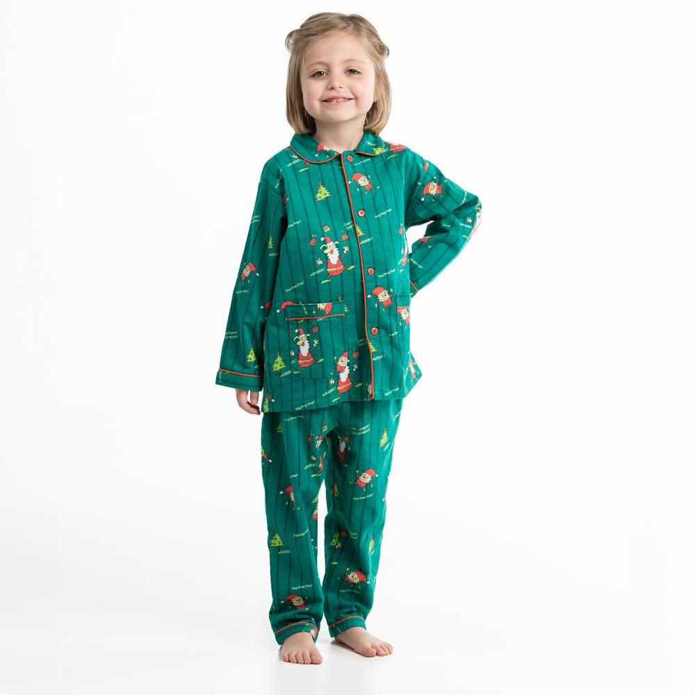 Pyjama Long - Kid Mixte - Vert Sapin