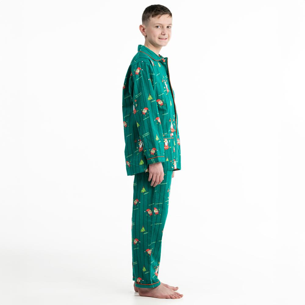 Pyjama Long - Kid Mixte - Vert Sapin