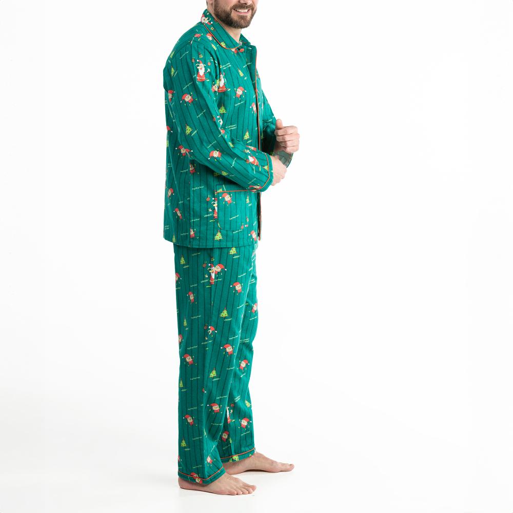 Pyjama Long - Homme - Vert Sapin