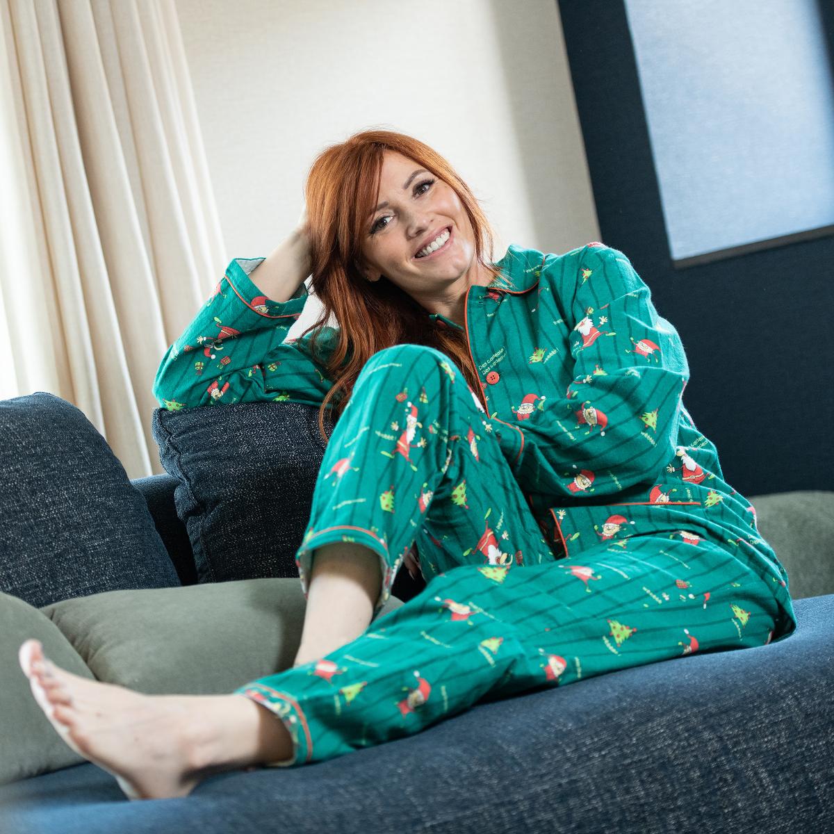 Pyjama Long - Femme - Vert Sapin