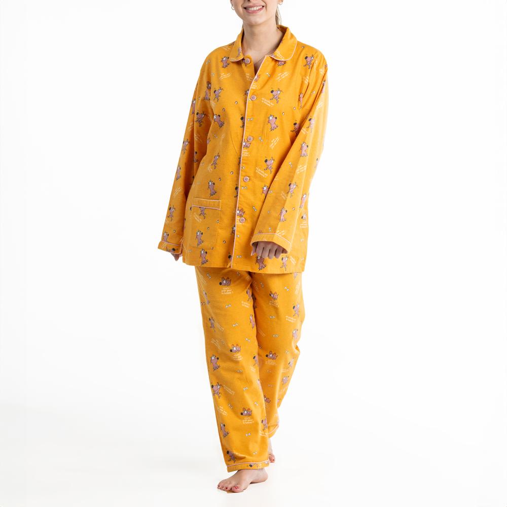 Pyjama Long - Femme - Mangue