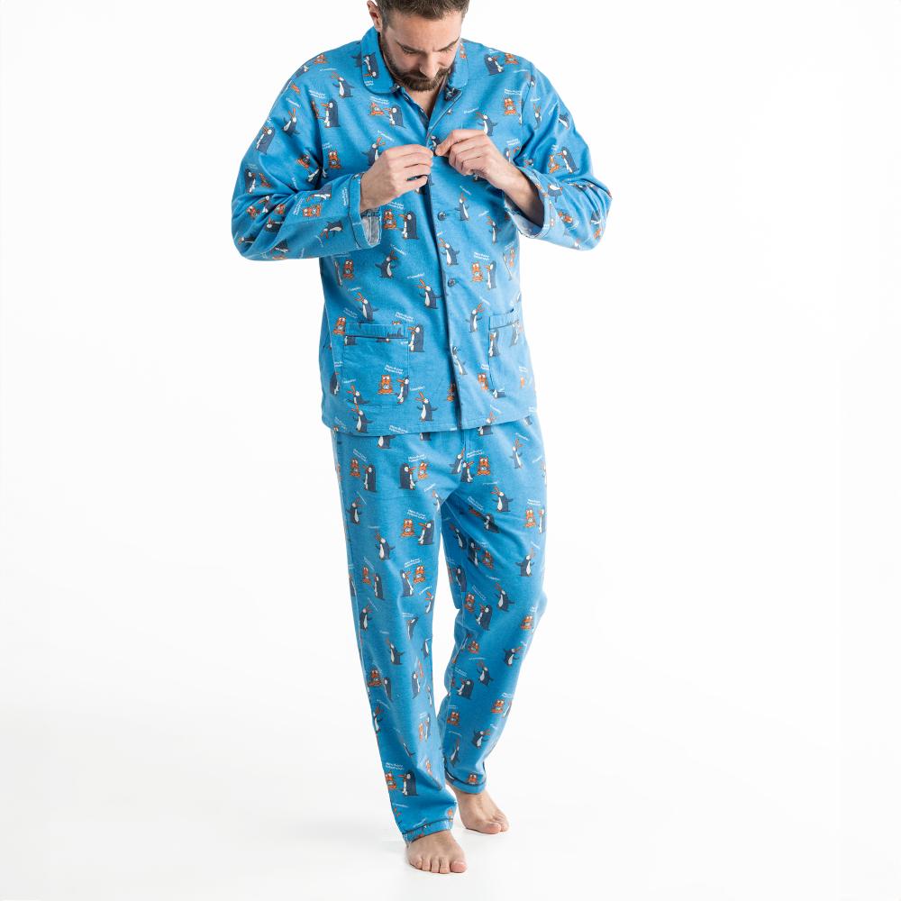 Pyjama Long - Homme - Bleu