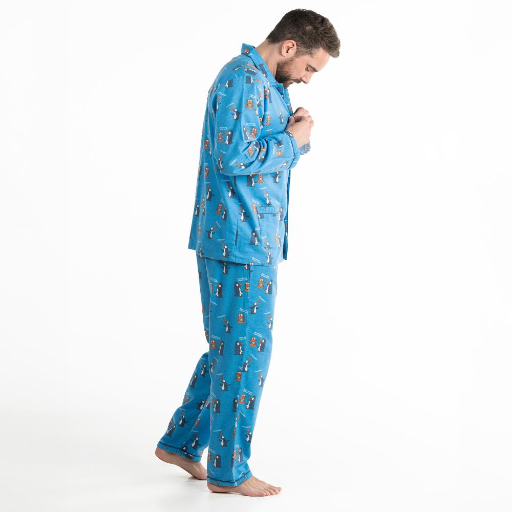 Pyjama Long - Homme - Bleu