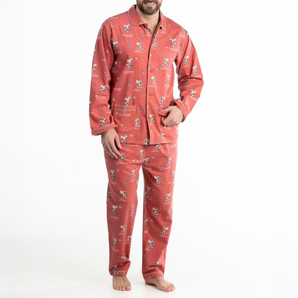 Pyjama Long - Homme - Terracotta