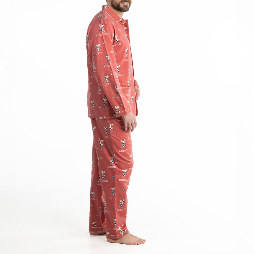 Pyjama Long - Homme - Terracotta