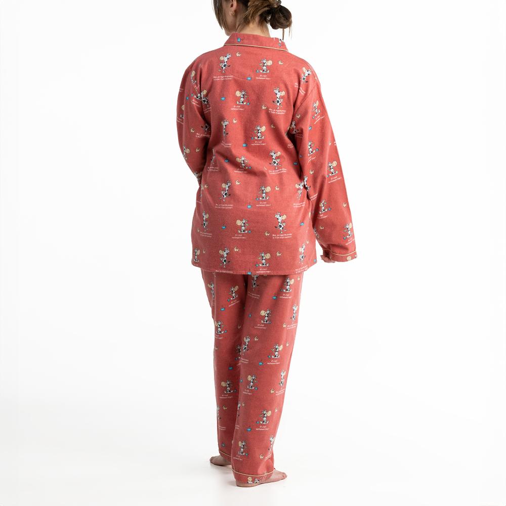 Pyjama Long - Femme - Terracotta