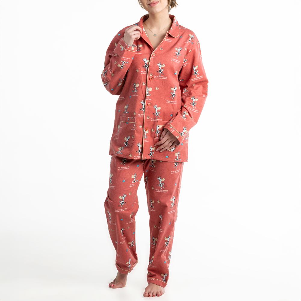 Pyjama Long - Femme - Terracotta