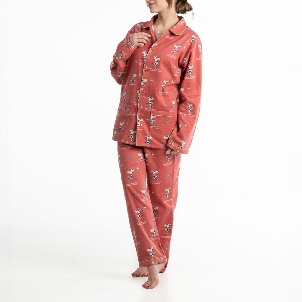 Pyjama Long - Femme - Terracotta