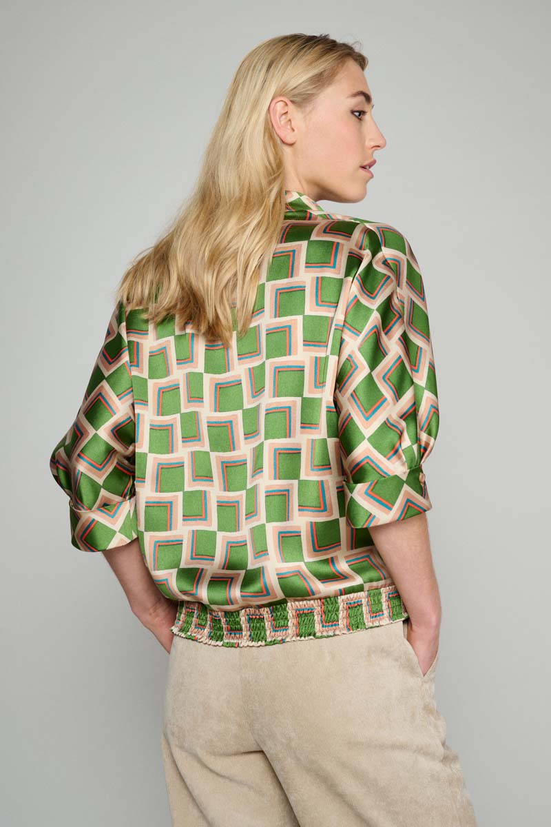 Blouse Tunique - Vert - TB14/744.E