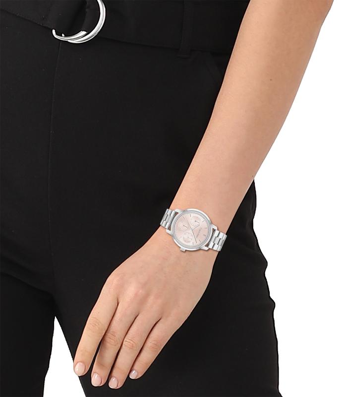 Calvin Klein - Timeless - Femme - Bracelet Argenté -  Cadran Rose - Boitier Argenté