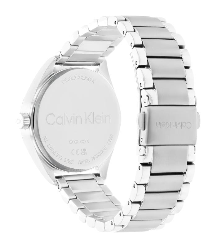 Calvin Klein - Timeless - Femme -  Bracelet Argenté -  Cadran Blanc - Boitier Argenté