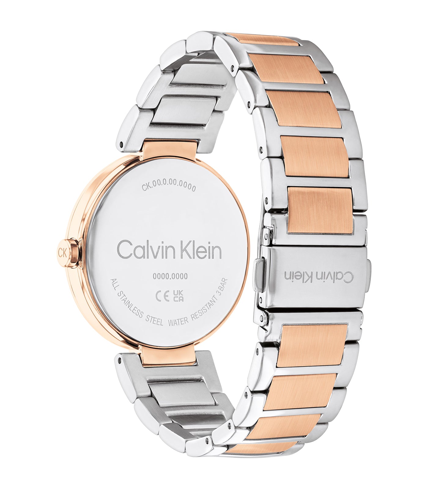 Calvin Klein - Timeless - Femme - Bracelet Bicolor-Boitier Bicolor-Cadran Argenté