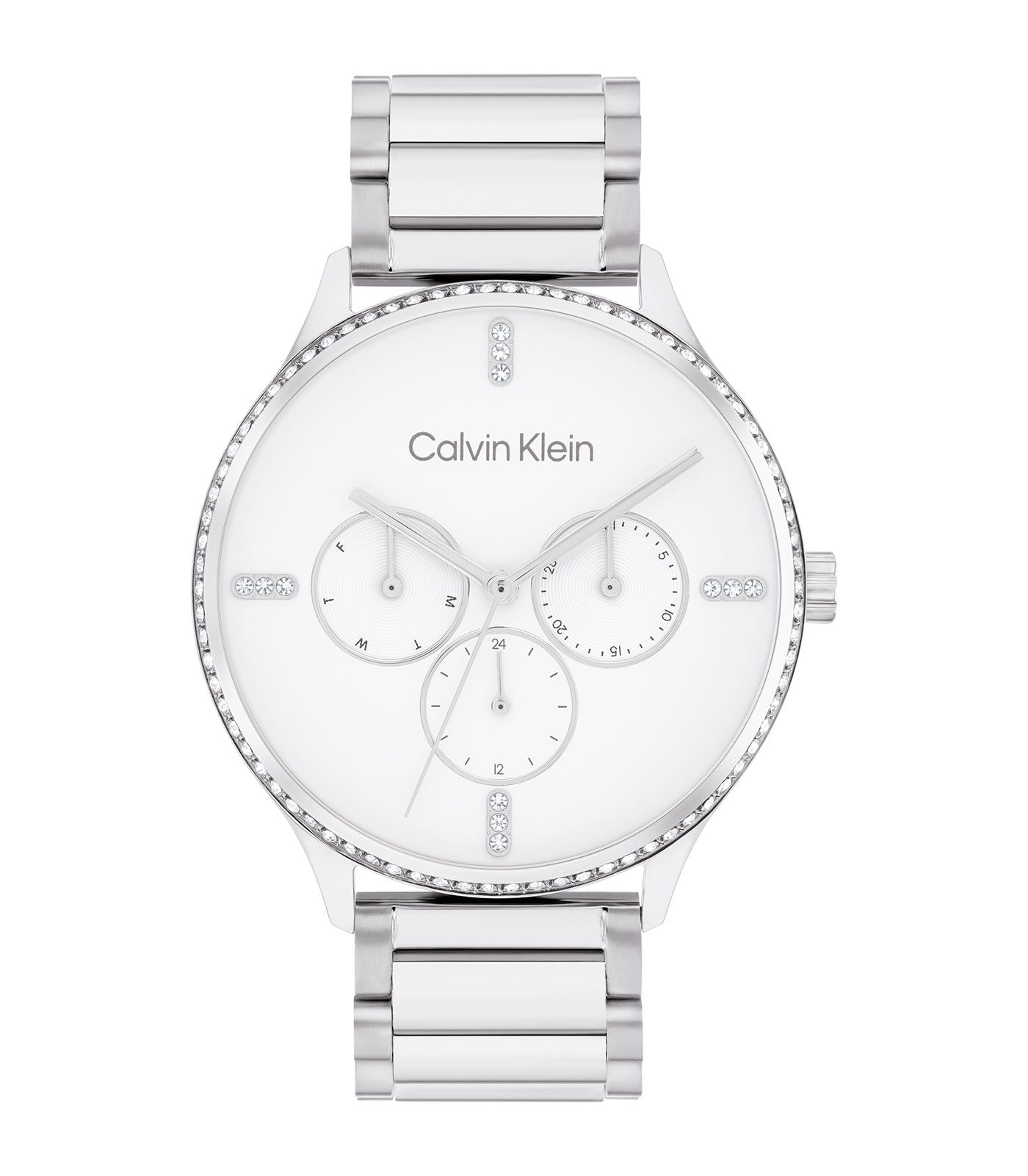 Calvin Klein - Timeless - Unisexe - Bracelet Acier-Boitier Acier-Cadran Argenté