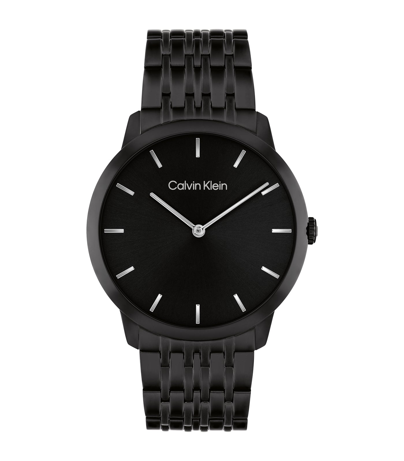 Calvin Klein - Timeless - Homme - Bracelet Pvd Noir-Boitier Pvd Noir-Cadran Noir