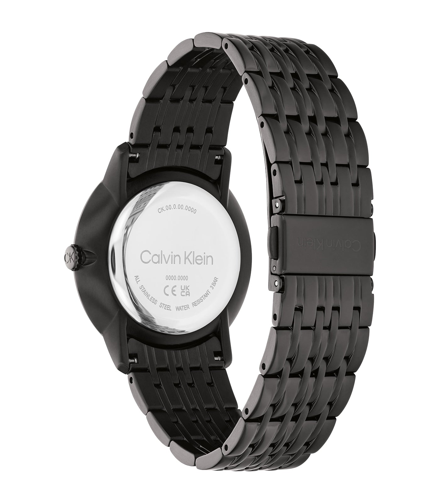 Calvin Klein - Timeless - Homme - Bracelet Pvd Noir-Boitier Pvd Noir-Cadran Noir