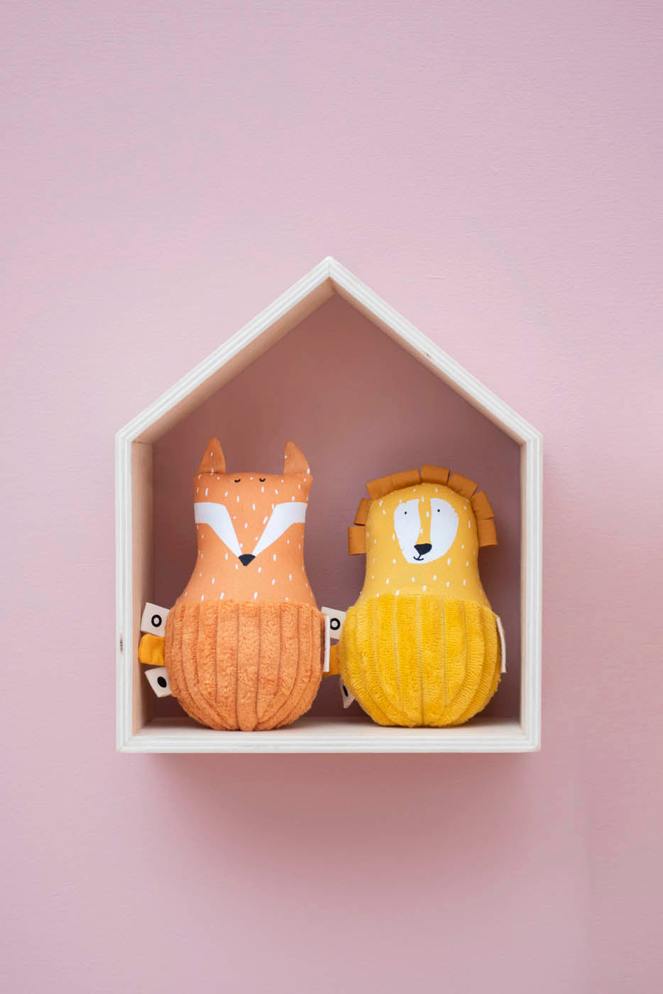 Animal culbuto mini - Mr. Fox - SET OF 2