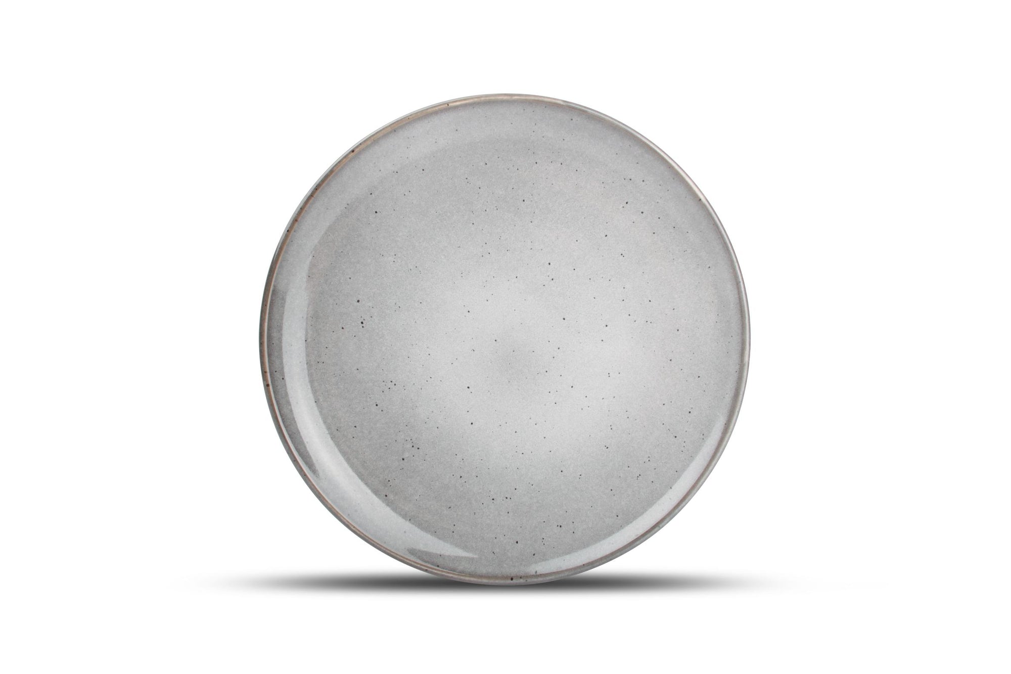 ONA - Assiette Plate 26cm Gris Freckles 1 Set - 4 Pièces