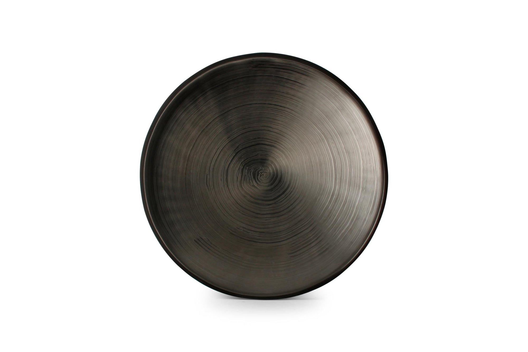 S&P - Plat décoratif 61cm noir swirl Servo