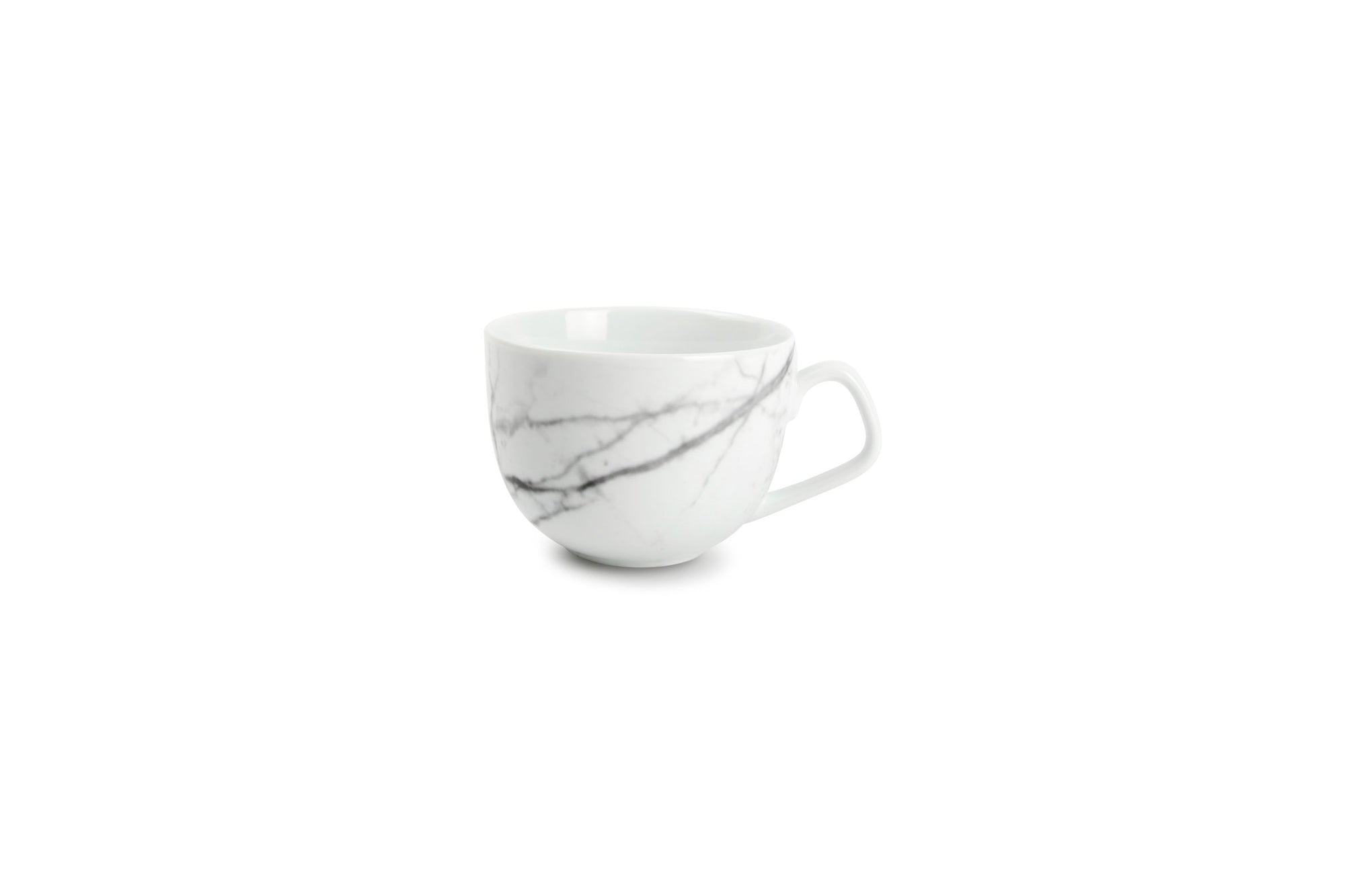 S&P - Tasse 22cl Et Soucoupe Marble Stone - Set/4