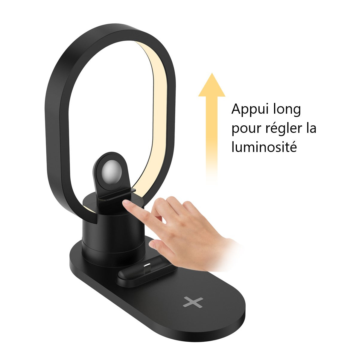 Chargeur 4En1 Lampe D'Ambiance - Noir