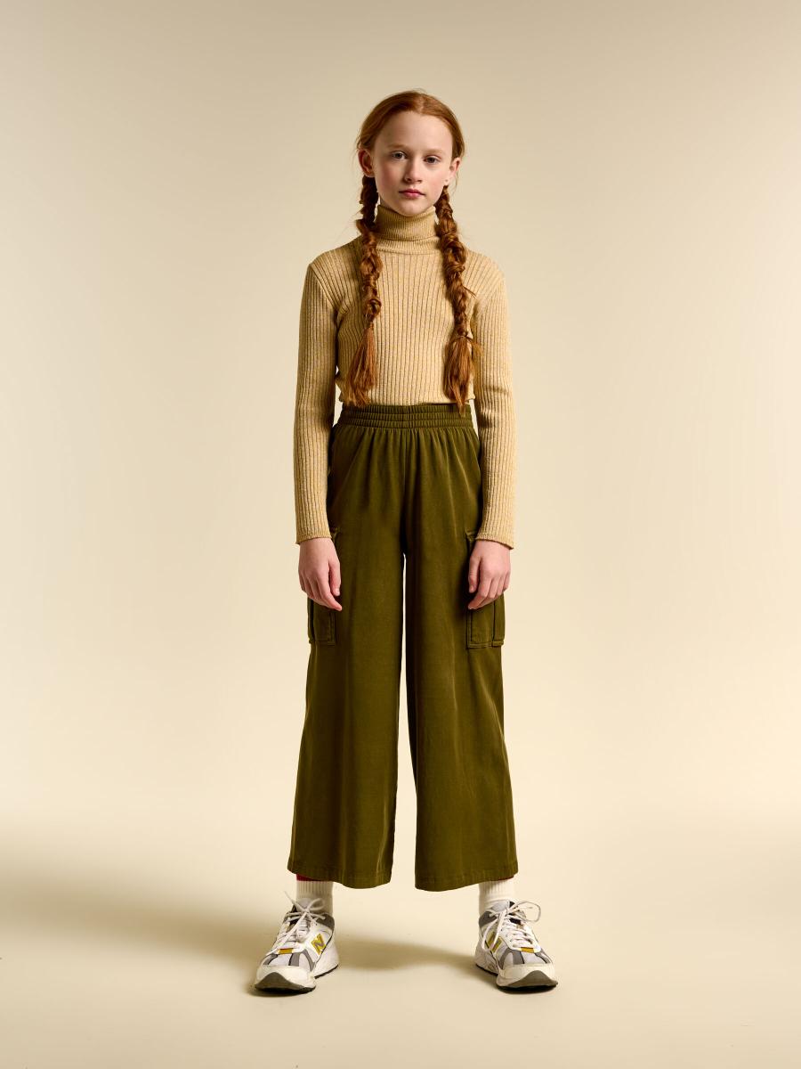 Fille - Pantalon - Casino - Olive