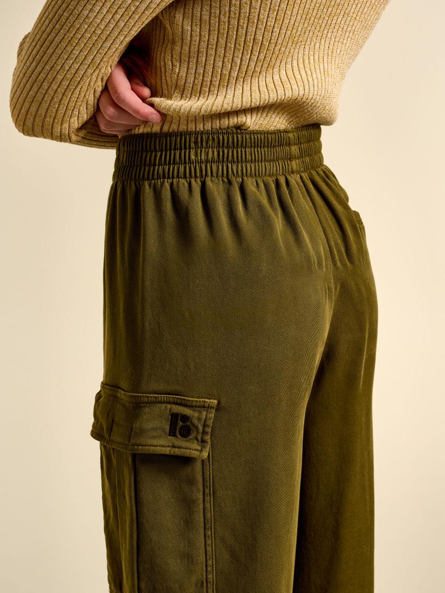 Fille - Pantalon - Casino - Olive