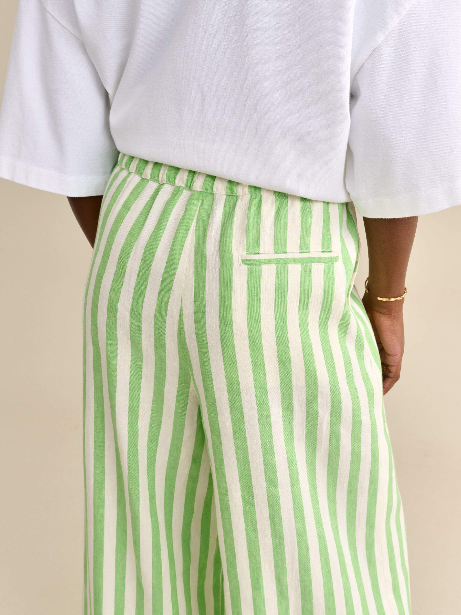 Pant - Vezza S0975 - Stripe B - W