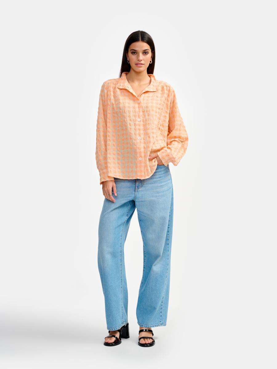 Blouse - Peachy - Check A