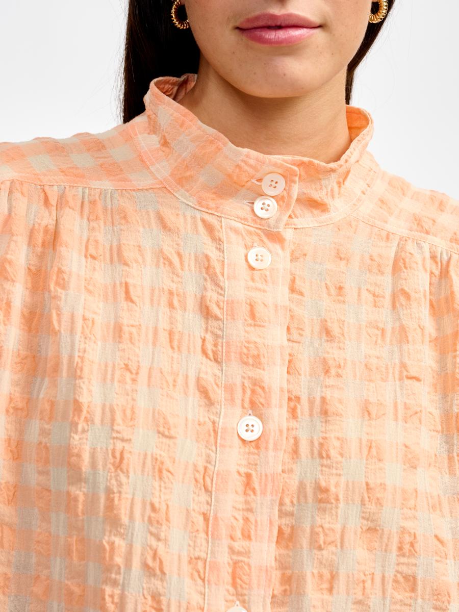 Blouse - Peachy - Check A