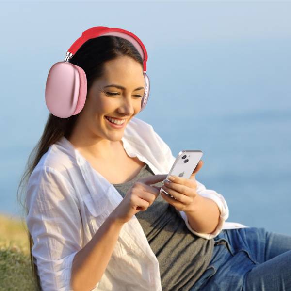 Casque Sans Fil Bluetooth - Rouge