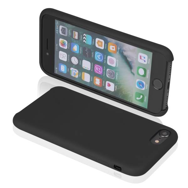 Coque Pour Iphone 7/8 Rigide En Silicone - Noir