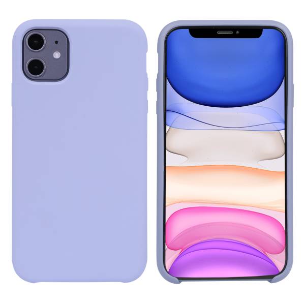 Coque Pour Iphone 11 Rigide En Silicone - Violet