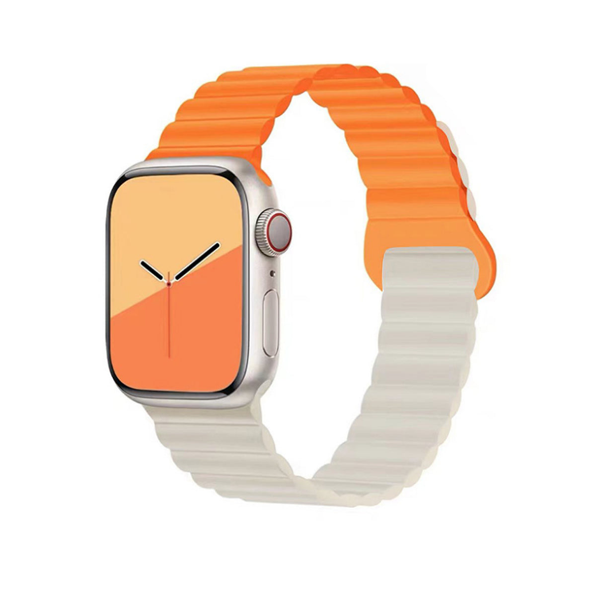 Bracelet Compatible Apple Watch 38/40/41 Mm - Beige/Orange