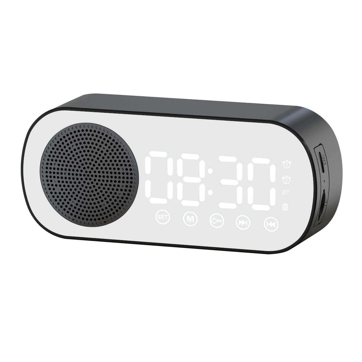 Enceinte Reveil Bluetooth - Noir