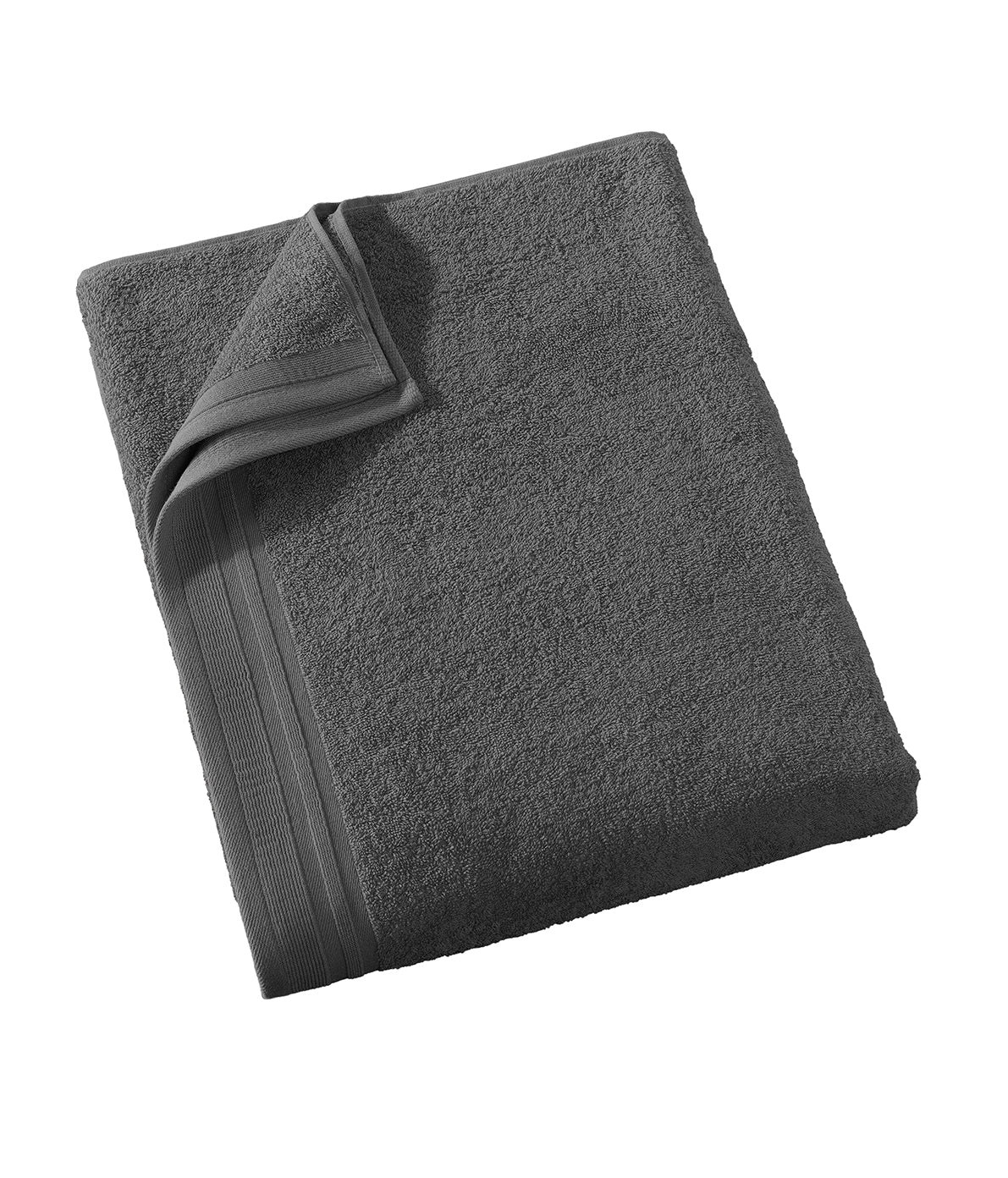 Imagine - Anthracite - Drap de bain ou drap pour chaise longue 90X200 cm