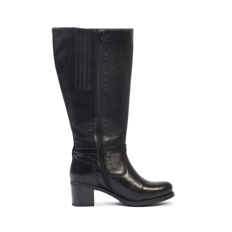 Bottes Mollets Larges XL - Modèle Lily - Black