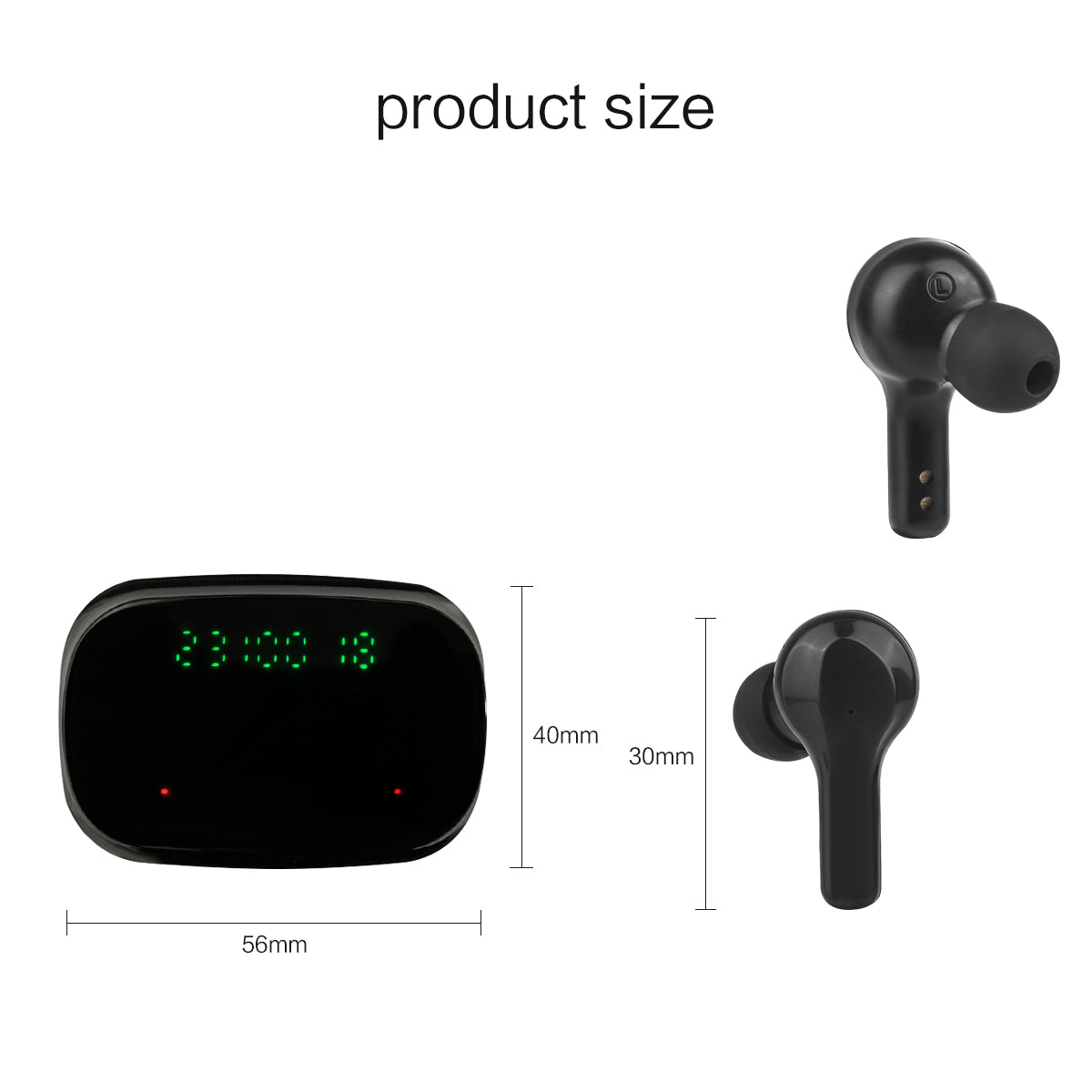 Ecouteurs Bluetooth - Noir