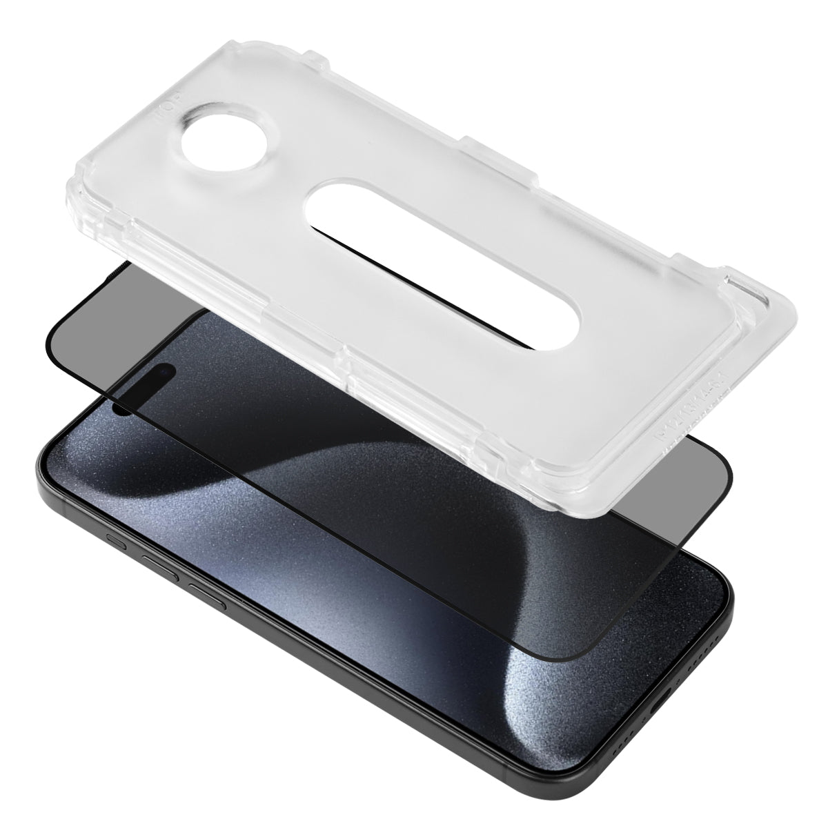 Film De Protection En Verre Trempé Platyne Pour Iphone 15Promax - Anti-Poussière, Sans Bulles Et Haute Résistance - Noir