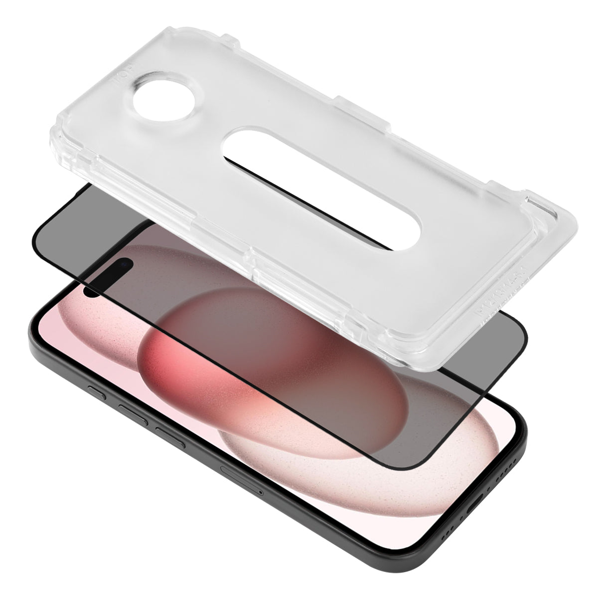 Film De Protection En Verre Trempé Platyne Pour Iphone 15 - Anti-Poussière, Sans Bulles Et Haute Résistance - Noir