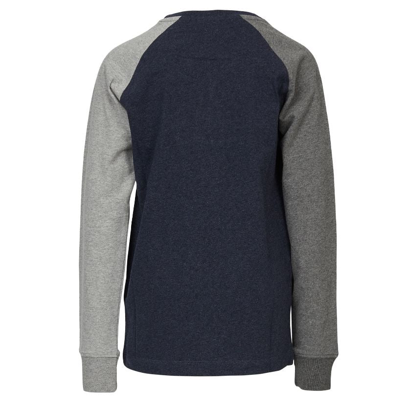 Garçon T-shirt Raglan Tricolore En Bleu